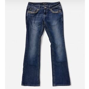 Shyanne Bootcut Jeans Cowgirl Boho Embellished Western Festival Womens 29 REG